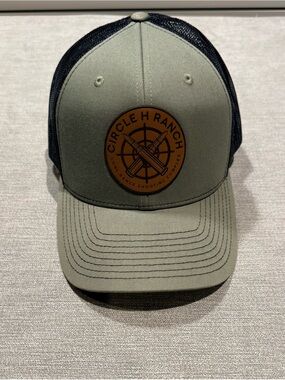 Circle H Ranch Olive and Black Mesh Patch Hat